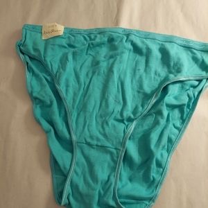 Ashley Stewart Aqua Panties Size 9